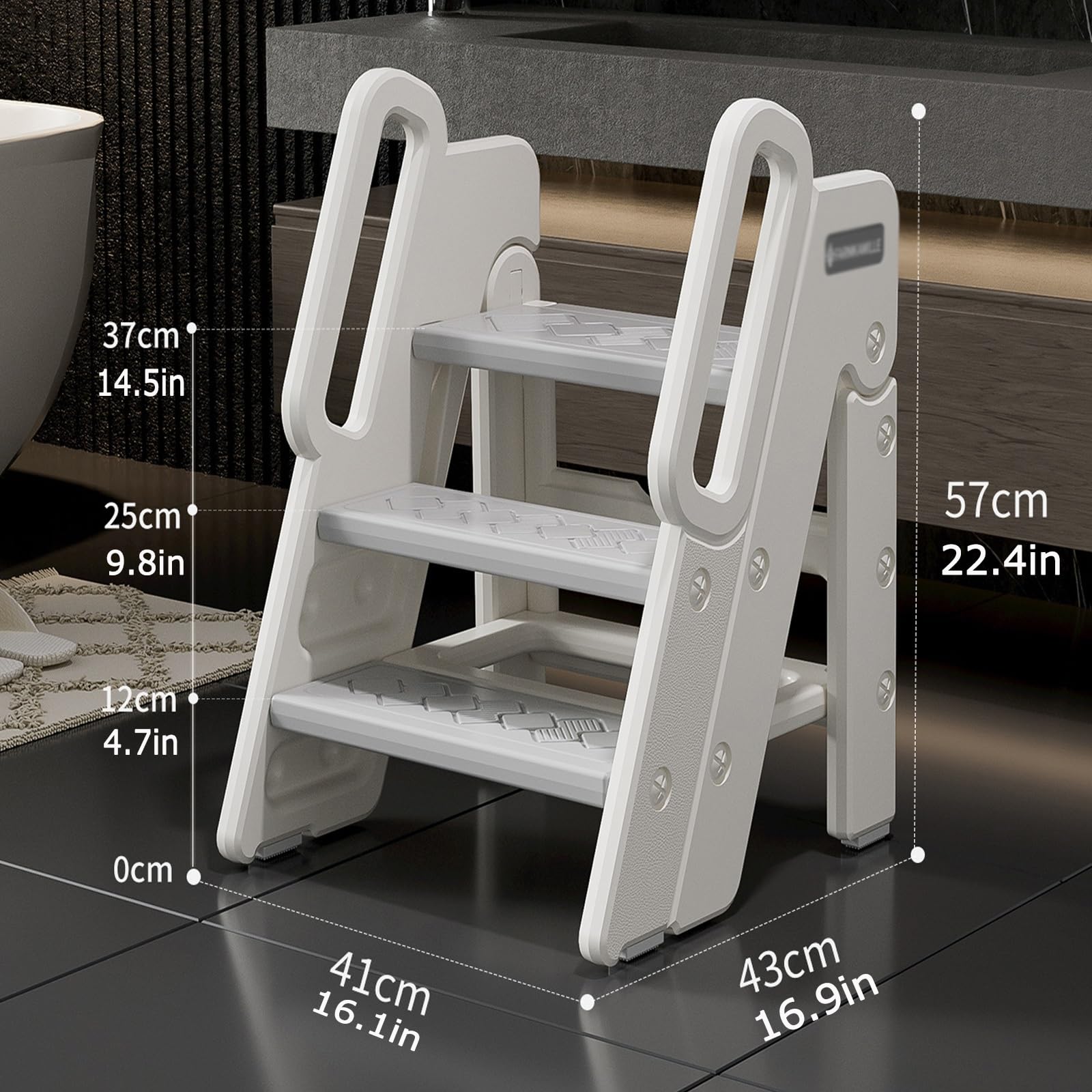 los pies, Soporte de Carga Estable, diseño Antideslizante, Multifuncional(Gray)