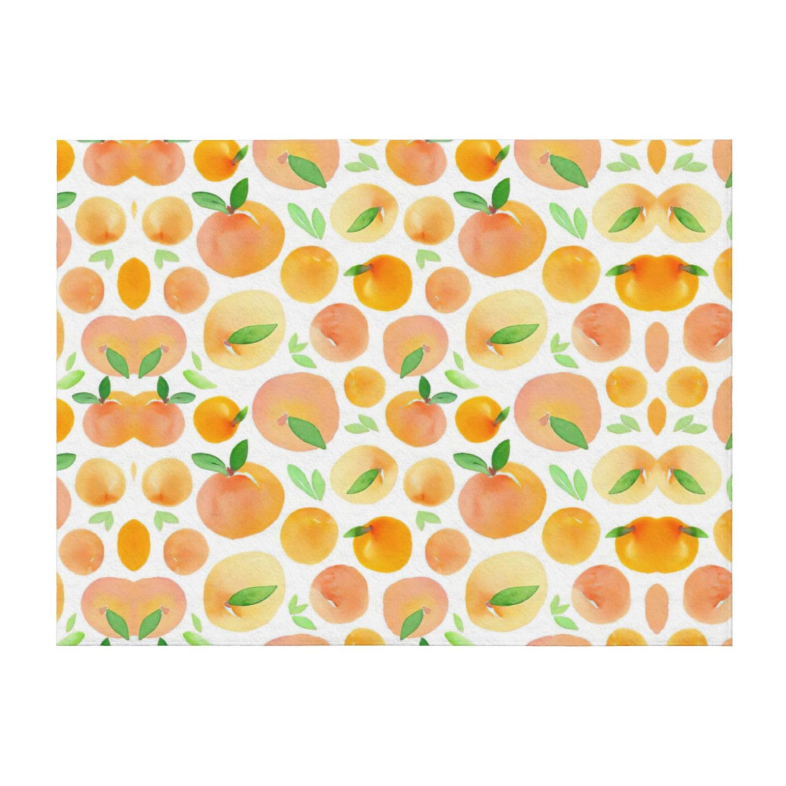 Couverture de lit imprimé pêche microfibre pour vos soirées cocooning