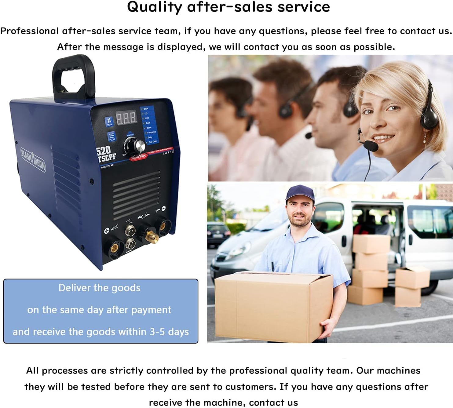 PLASMARGON 520TSCF Pilot Arc Plasma Cutter Pulse welder 200A TIG MMA Welder 50A Plasma Cutter, 4 in 1 Combo Pilot Arc TIG Arc Stick Plasma Cutting Machine (TIG/MMA/Cut/Pilot ARC)… - - 