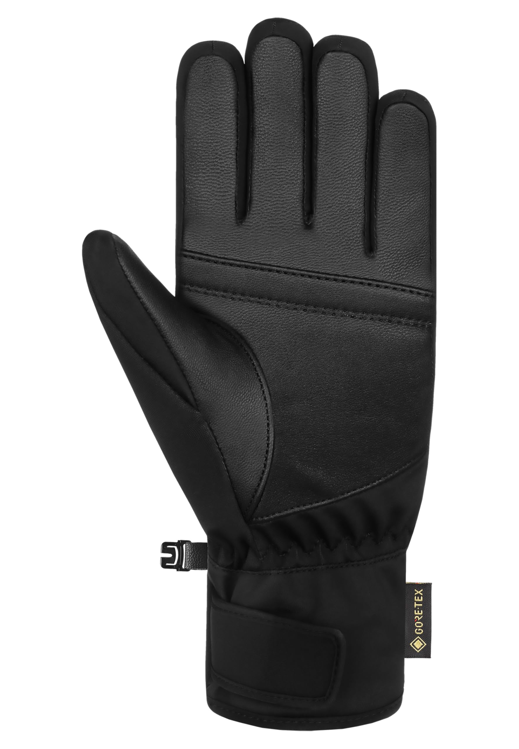 Reusch Amira Gore-TEX ciepłe, wodoodporne, wiatroszczelne i oddychające rękawiczki zimowe, rękawiczki na palec, rękawice narciarskie z kozą skórą dla kobiet