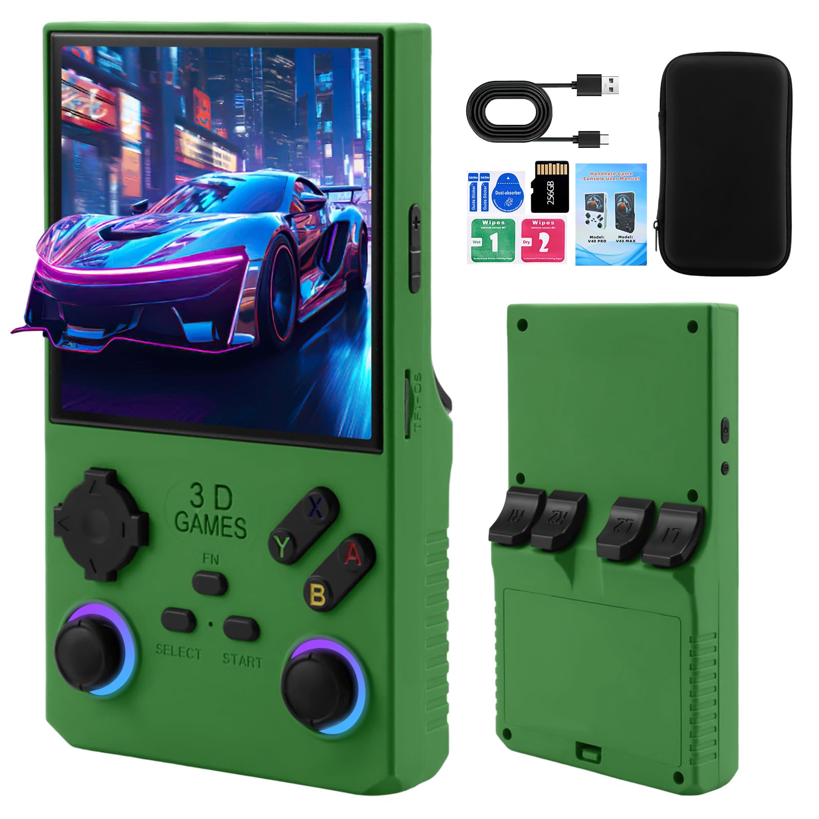 Amazon.com: 2026Newly Upgraded V40 MAX Retro Handheld Game Console