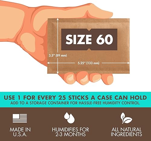 Miniatura 2 de Boveda Control de humedad de 2 vías RH con 84%  Temporiza correctamente un humidor de madera en solo 14 días  Solución todo en uno para