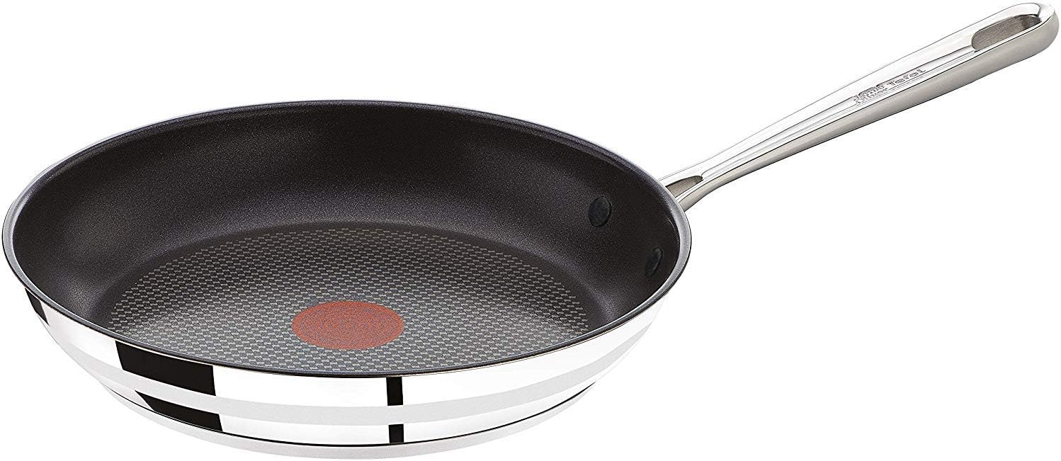 Tefal Jamie Oliver Cook's Direct Stainless Steel Frying Pan