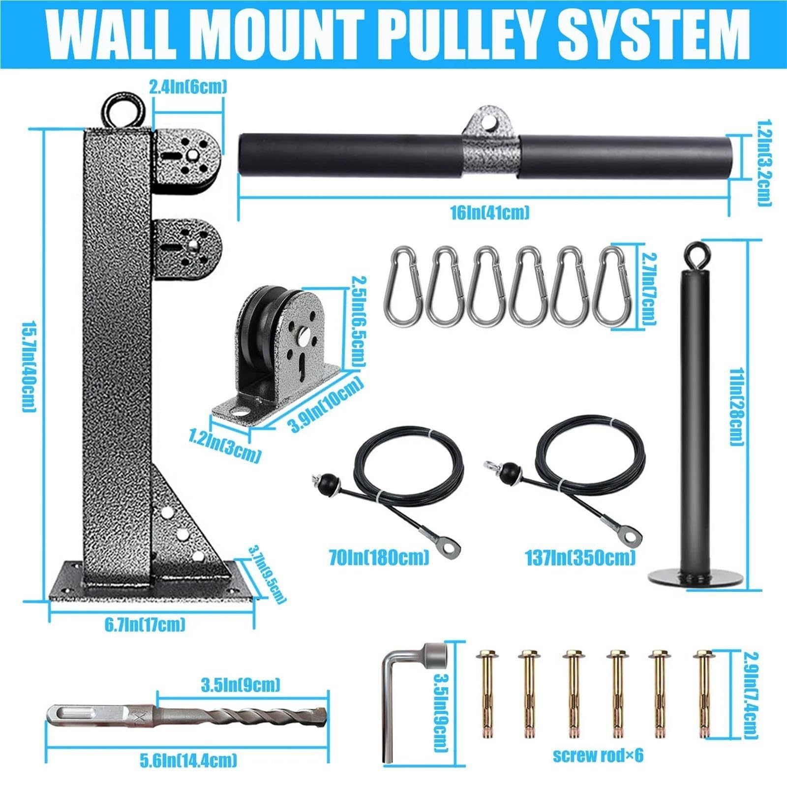 Sistema De Polea Montaje En Pared for Fitness