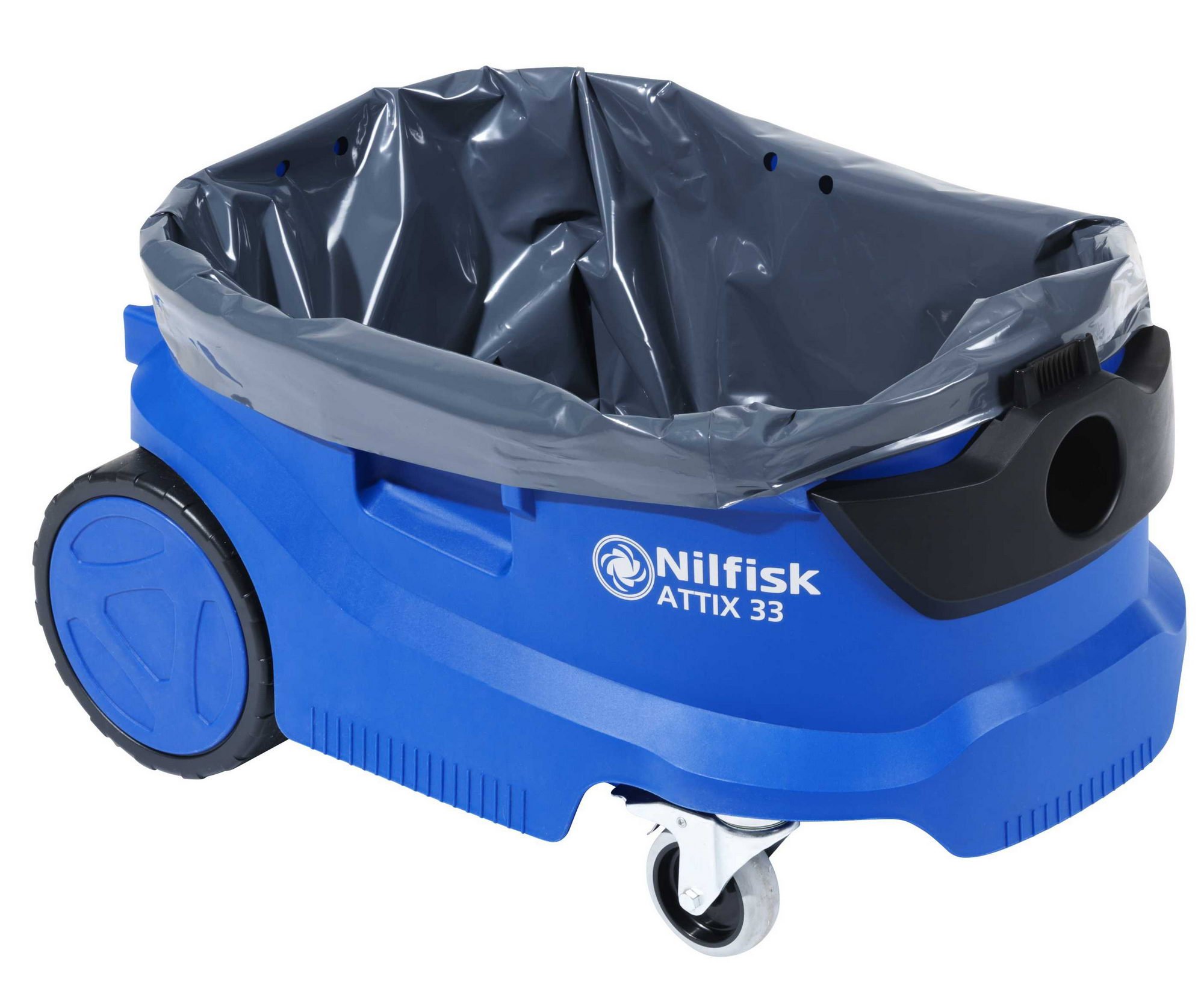 Nilfisk Nass-/Trockensauger ATTIX 44-2L IC MOBILE (1400 W, Industriesauger mit Softstart, Behälter 42 l, Kabellänge 7,5 m, Luftmenge 4500 l/min, inkl. Zubehör) 107412107