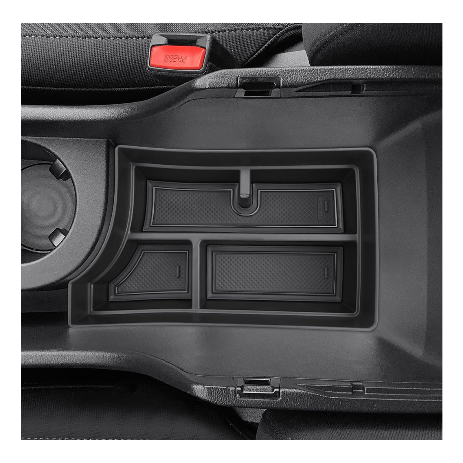 SXCY for 2024 2025 Hyundai Kona Center Console Organizer for 24 25 Hyundai Kona Accessories Armrest Storage for 2024 Kona Console Organizer [Only Fit 2024+ Kona Gas SE SEL with Manual Shift Handle]