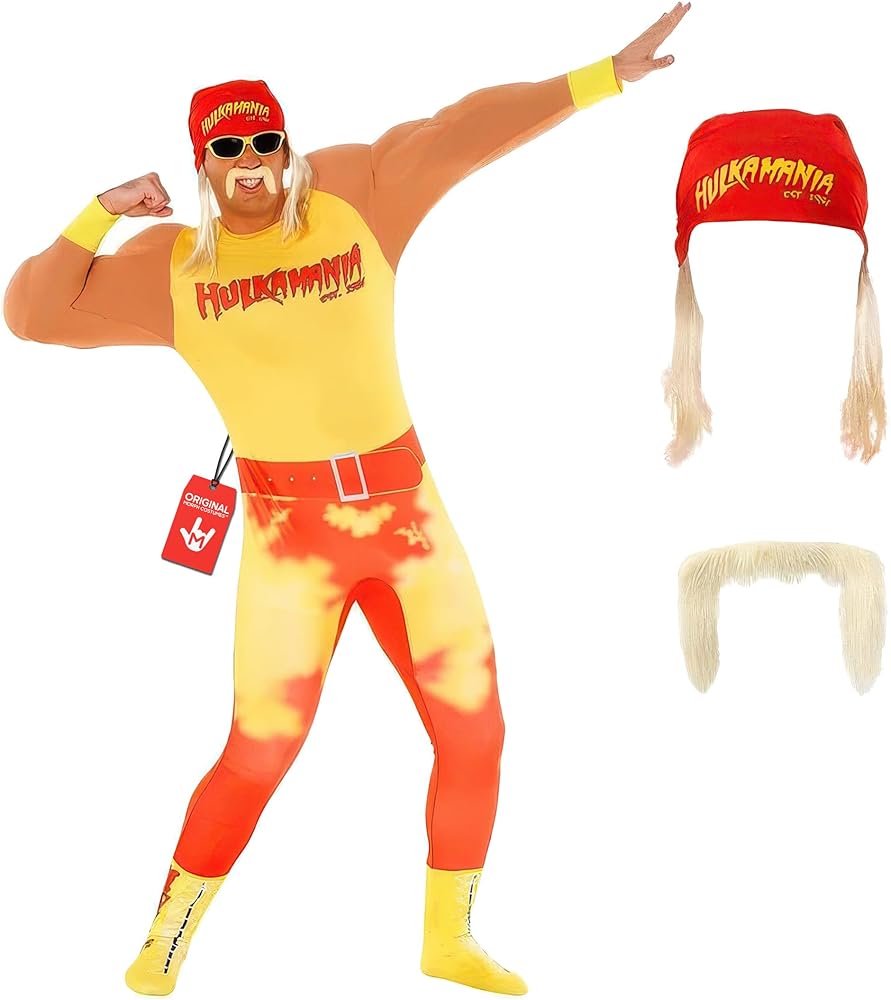 Amazon.co.jp: Morph Hulk Hogan コスチューム ハルク ホーガン