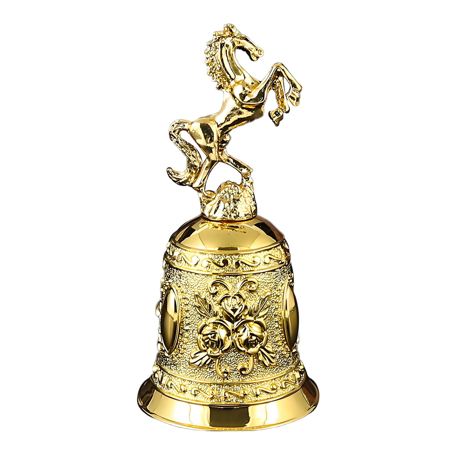PANGBOER Zincs Alloy Table Bells with Crisp Sound Ideal for Club Cafes and Home Use Metal Service Bells for Restaurant Metal Mixture Service Toll