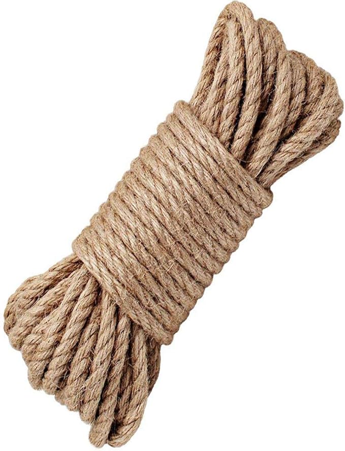 100 Natural Hemp Ropes LUOOV 6mm Thickness and Strong
