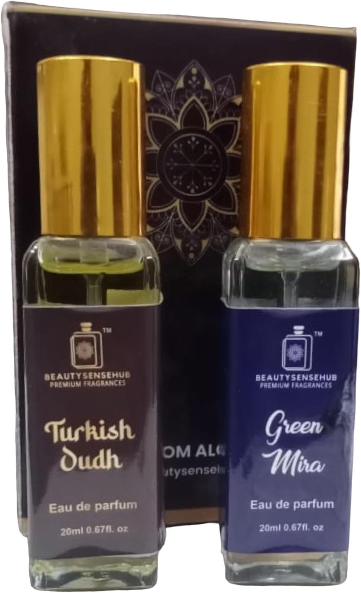 TURKISH OUDH & GREEN MIRA COMBO PERFUME SPRAY 20ML (PACK OF 2) Eau de Parfum - 20 ml (For Men & Women)
