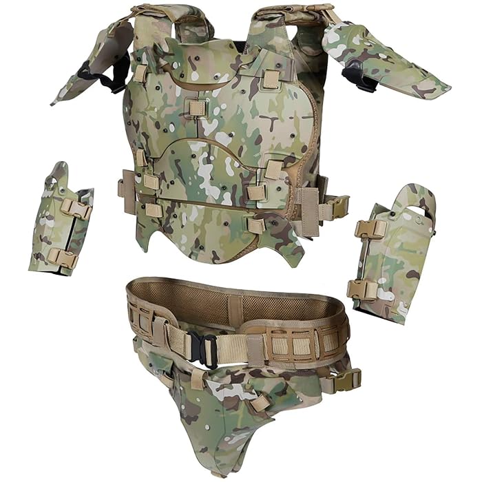 Buy Tactical Airsoft Armor Set, Military Tactical Vest Adjustable