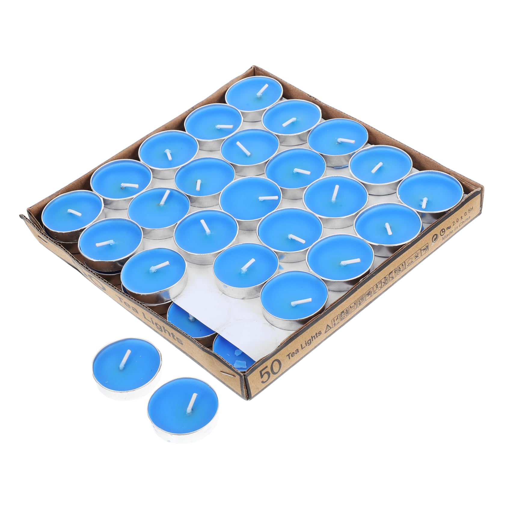 50pcs Round Mini Candles for Weddings Unscented Tealight Candles for Table Centerpieces Aisle Decor Engagement Parties Smokeless Compact Design for Versatile Use