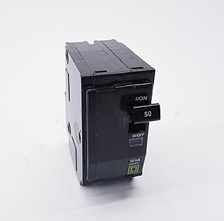 SCHNEIDER ELECTRIC Miniature Circuit Breaker 120/240-Volt 50-Amp QO250 Sw Fusible Hd 60A/Hubbellock receiptacle