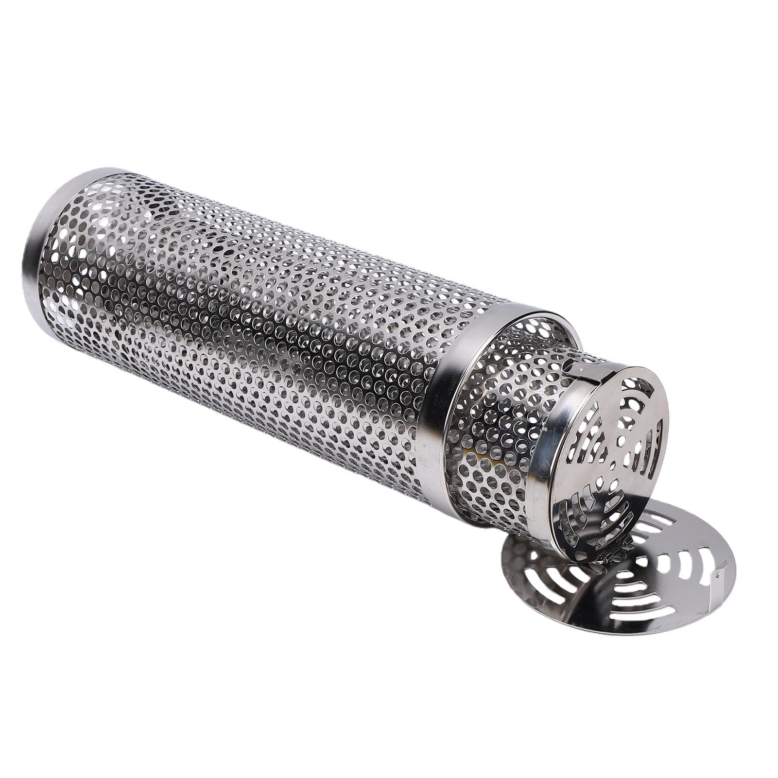 Generic Cestello per Griglia Rotante, Resistente, in Acciaio Inox, per Barbecue, per Campeggio in Famiglia, 2 Pezzi per Barbecue All'aperto