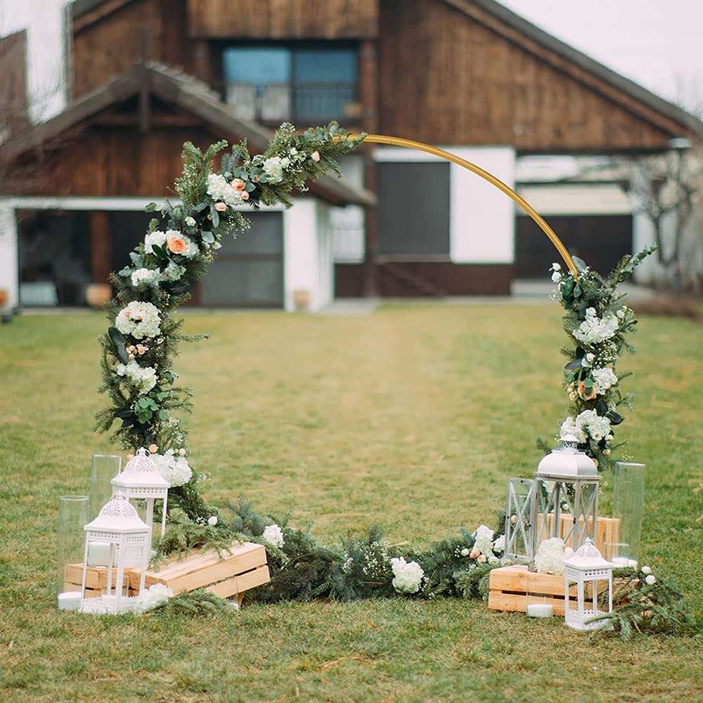 Round Wedding Arch Decoration Ideas