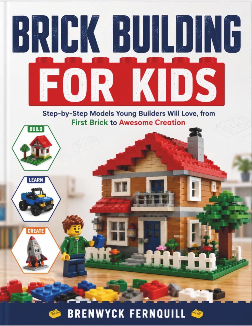 BRICK BUILDING FOR KIDS: Step-by-Step Models Young Builders Will Love, from First Brick to Awesome Creation