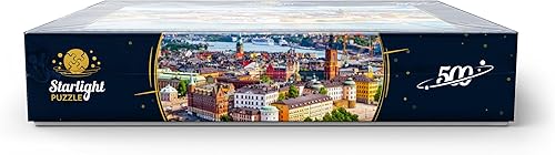 Miniatura 7 de Stockholm Old Town (Gamla Stan) Cityscape from City Hall Square, Suecia, rompecabezas prémium de 500 piezas para adultos