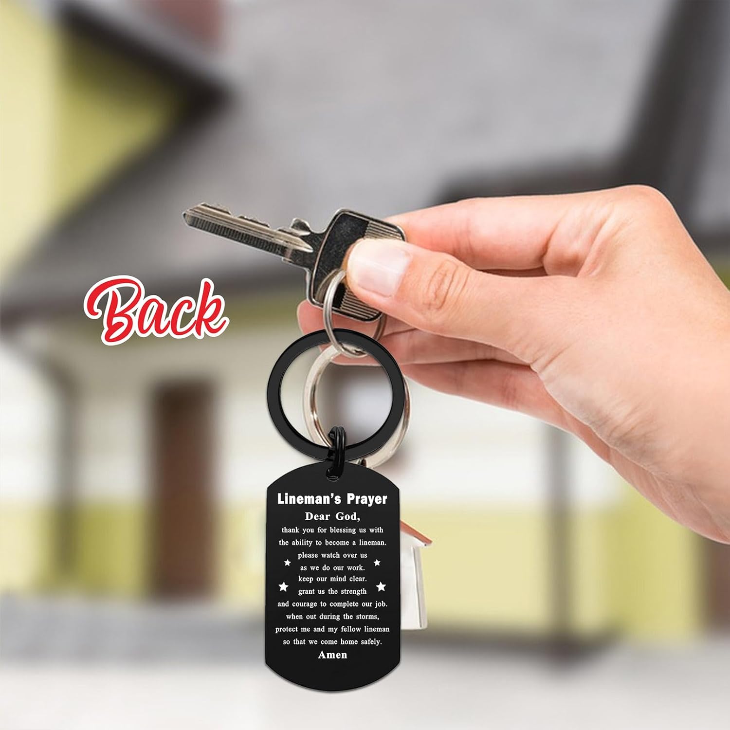 Viayen Lineman Gifts for Men Him Birthday Christmas Keychain - Gift for Lineman Valentines Father's Day Xmas Stuff - Image 6