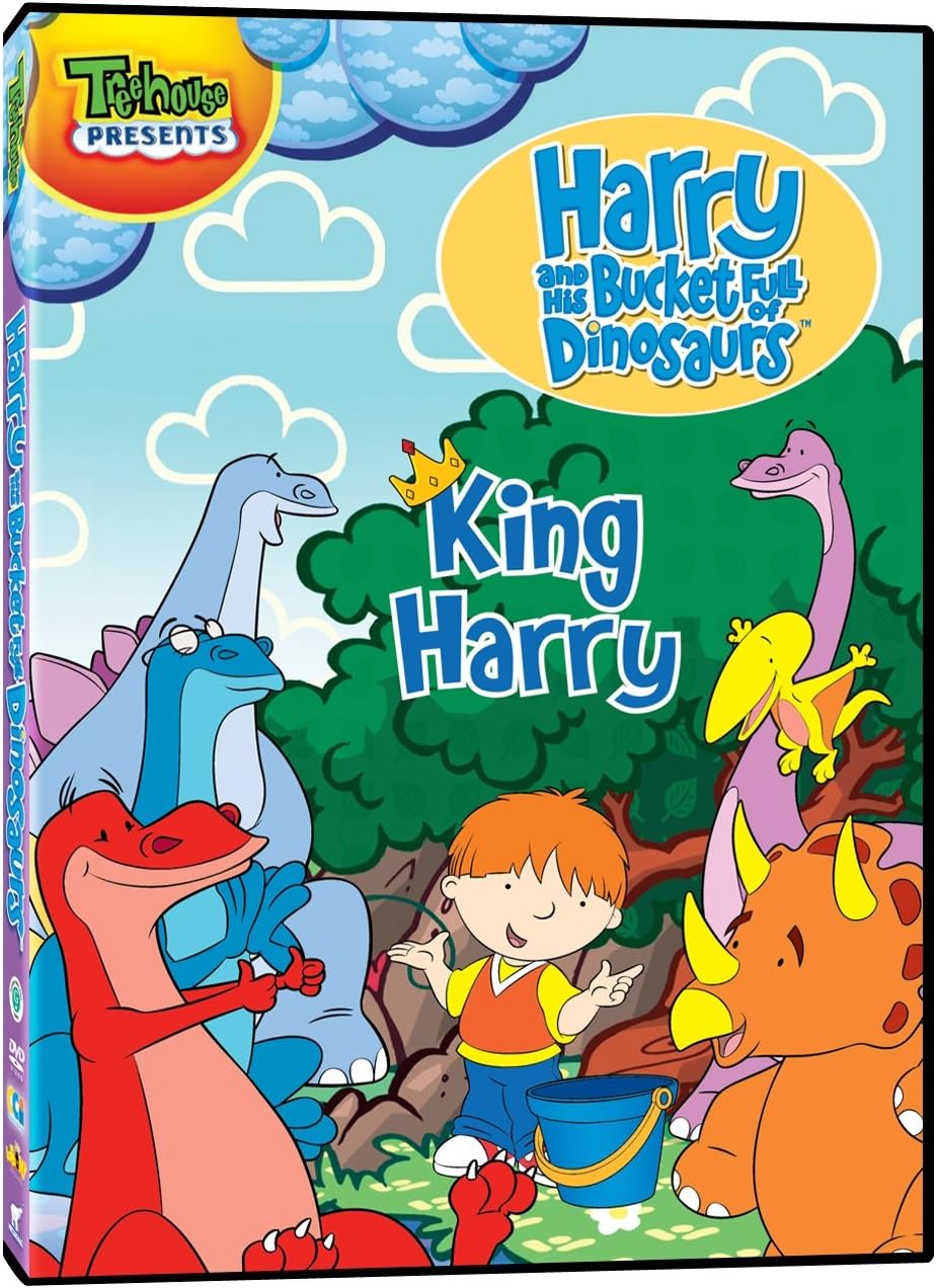 Harry and His Bucket Full of Dinosaurs - King Harry (English/French