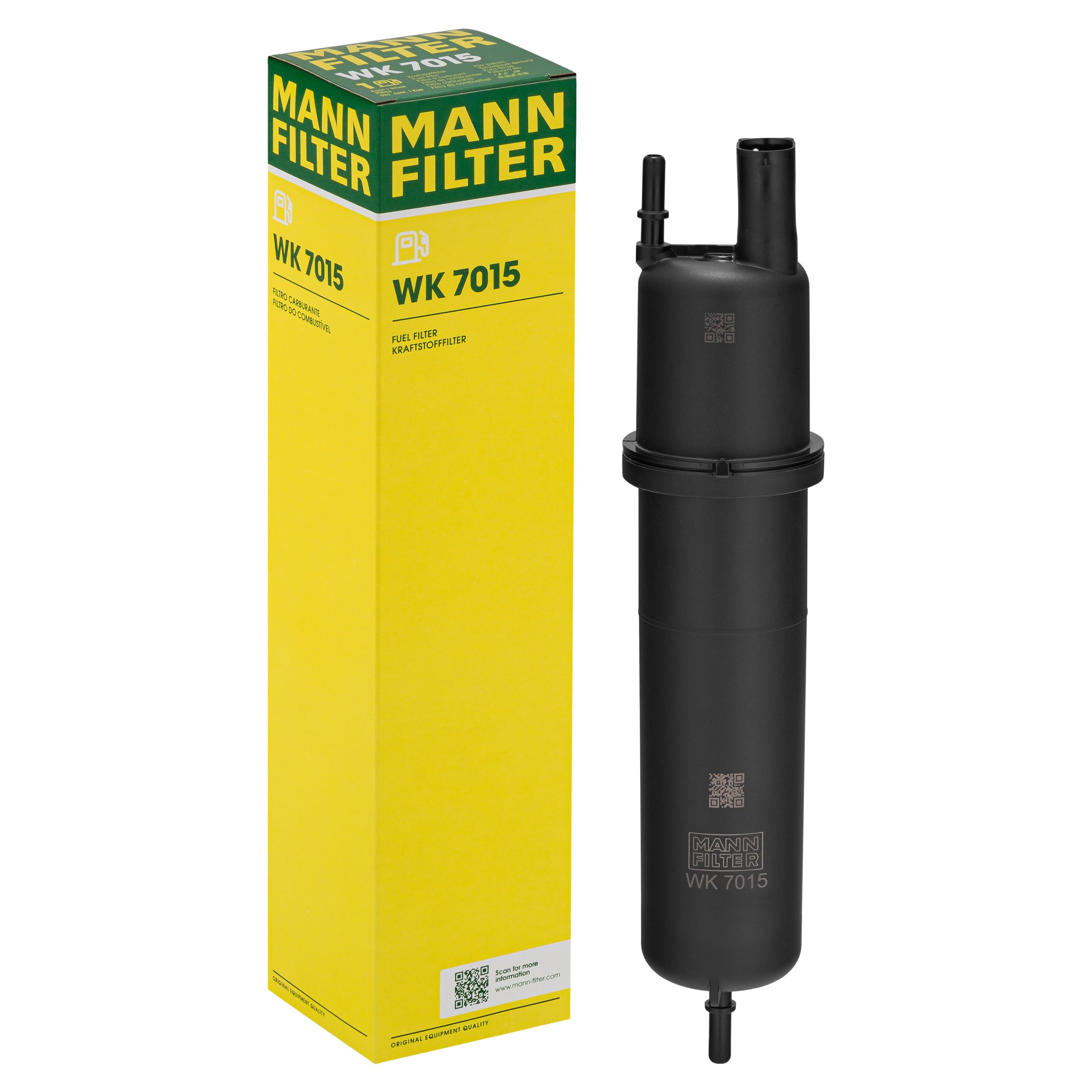 MANN-FILTER, WK 7015 Filtro de combustible | Para Turismos, Protección sistema combustible, Protección inyectores, Combustible limpio, Calidad original OE