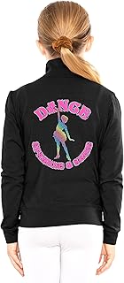 Glitter | Live Love Dance | Chaqueta de cuello alto | Tallas juveniles 4-16