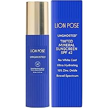 UNGHOSTED Sheer Tinted Mineral SPF 42 with Moisture-Boosting Squalane, Sunscreen for Face and Body, Mineral Sunscreen Lotion, UVA/UVB protection, 1.7 fl oz