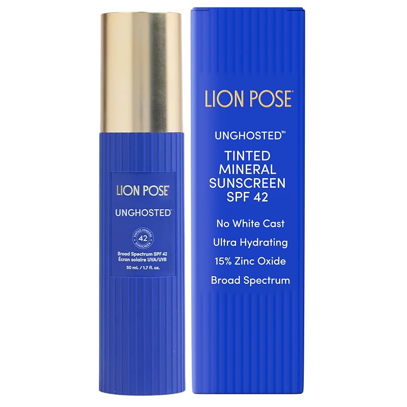 Protetor solar mineral tonalizado LION POSE FPS 42 para rosto e corpo