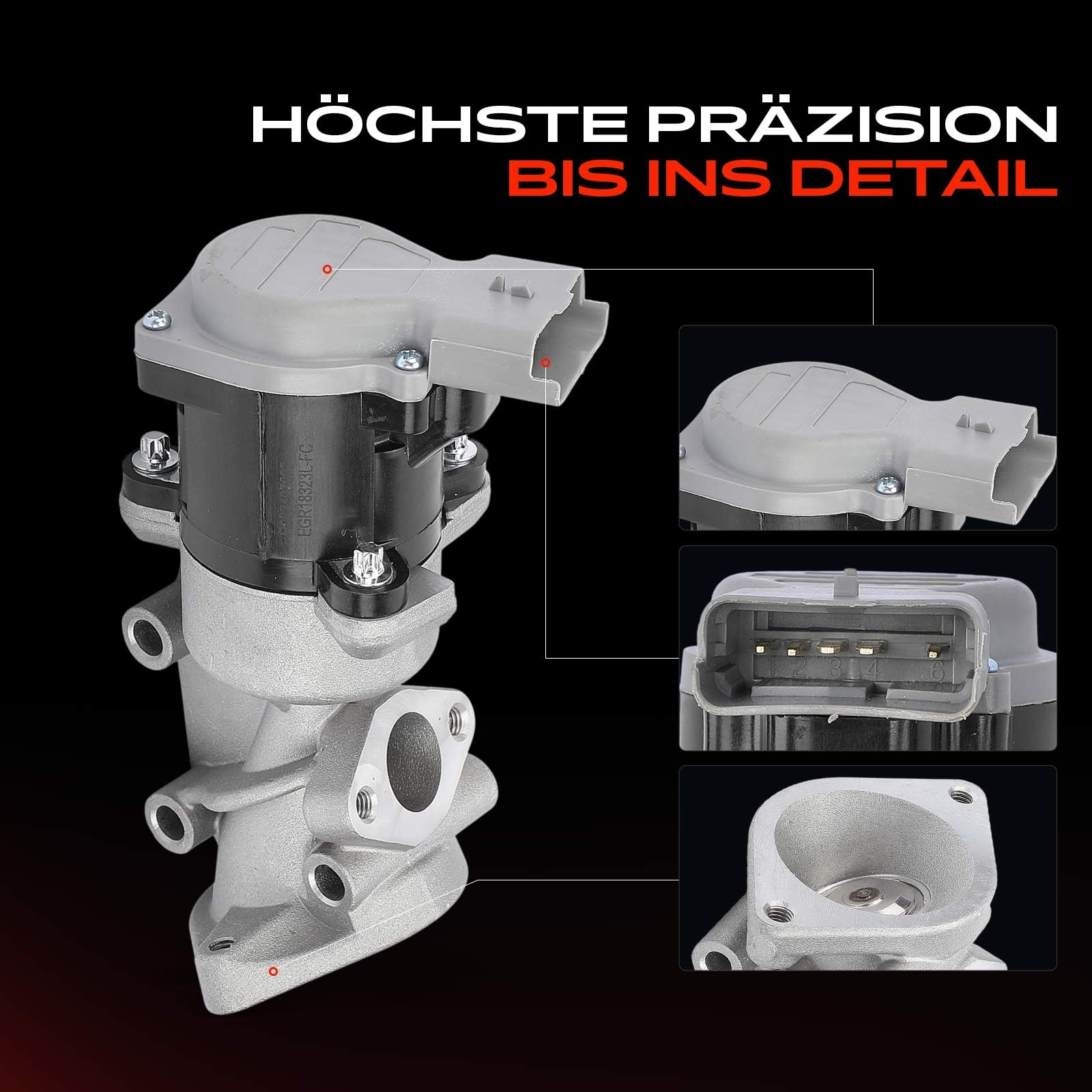 Frankberg 2 válvulas EGR enfriadoras de recirculación de gases de escape | Compatible con: Discovery III L319, Discovery III Furgoneta L319, R.a.n.g.e R.o.v.e.r Sport L320, Discovery IV L319