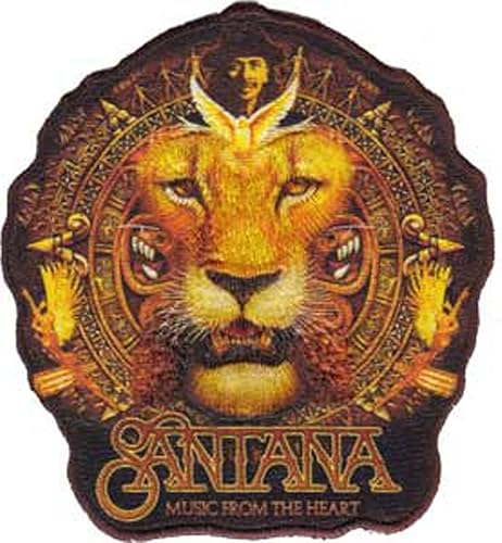Novedad Hierro Sobre – Music Themed Santana Lion de parche – Applique