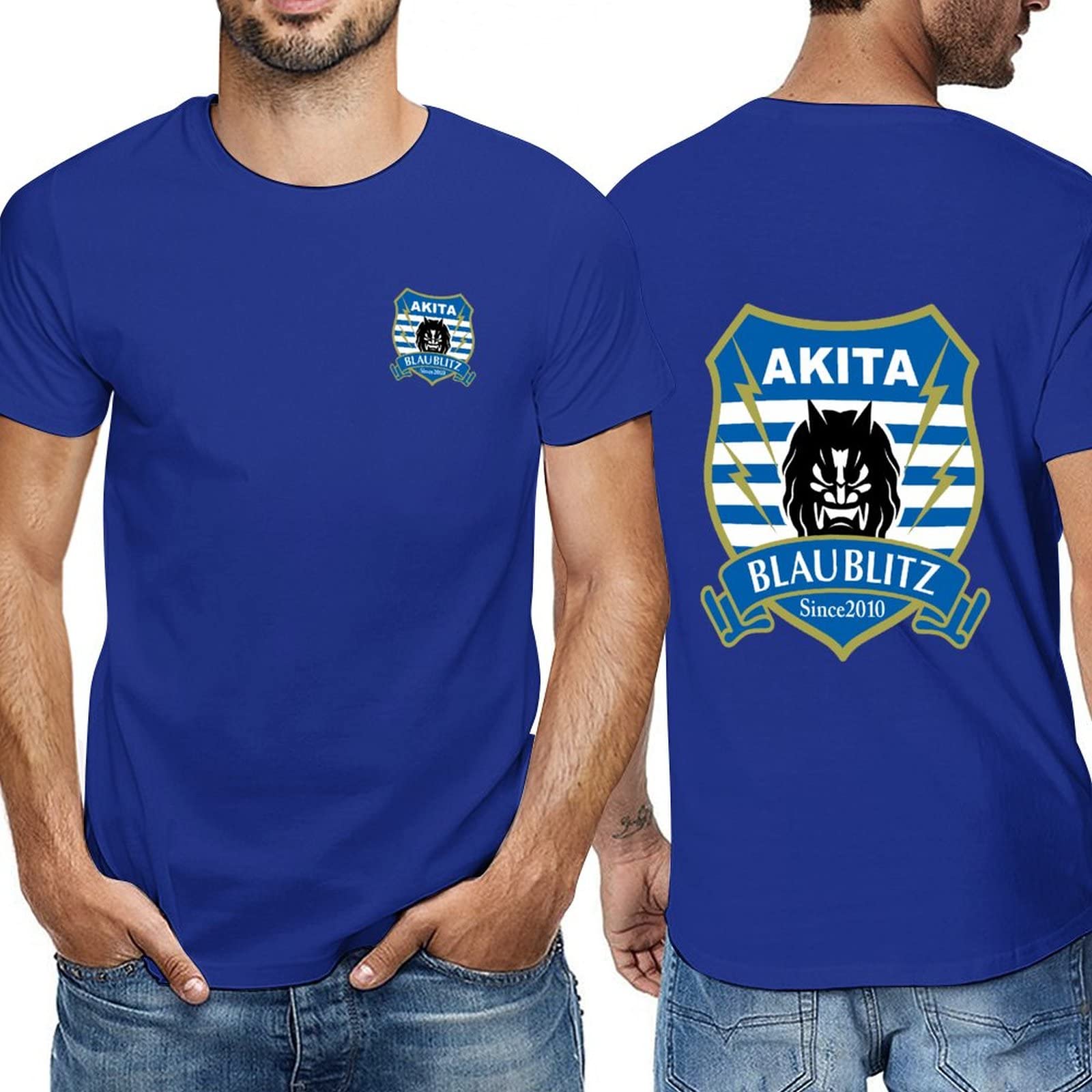 ブラウブリッツ秋田　練習着　Lサイズ　半袖 Amazon.co.jp: ブラウブリッツ秋田 半袖Tシャツ 綿100% 柔らかい