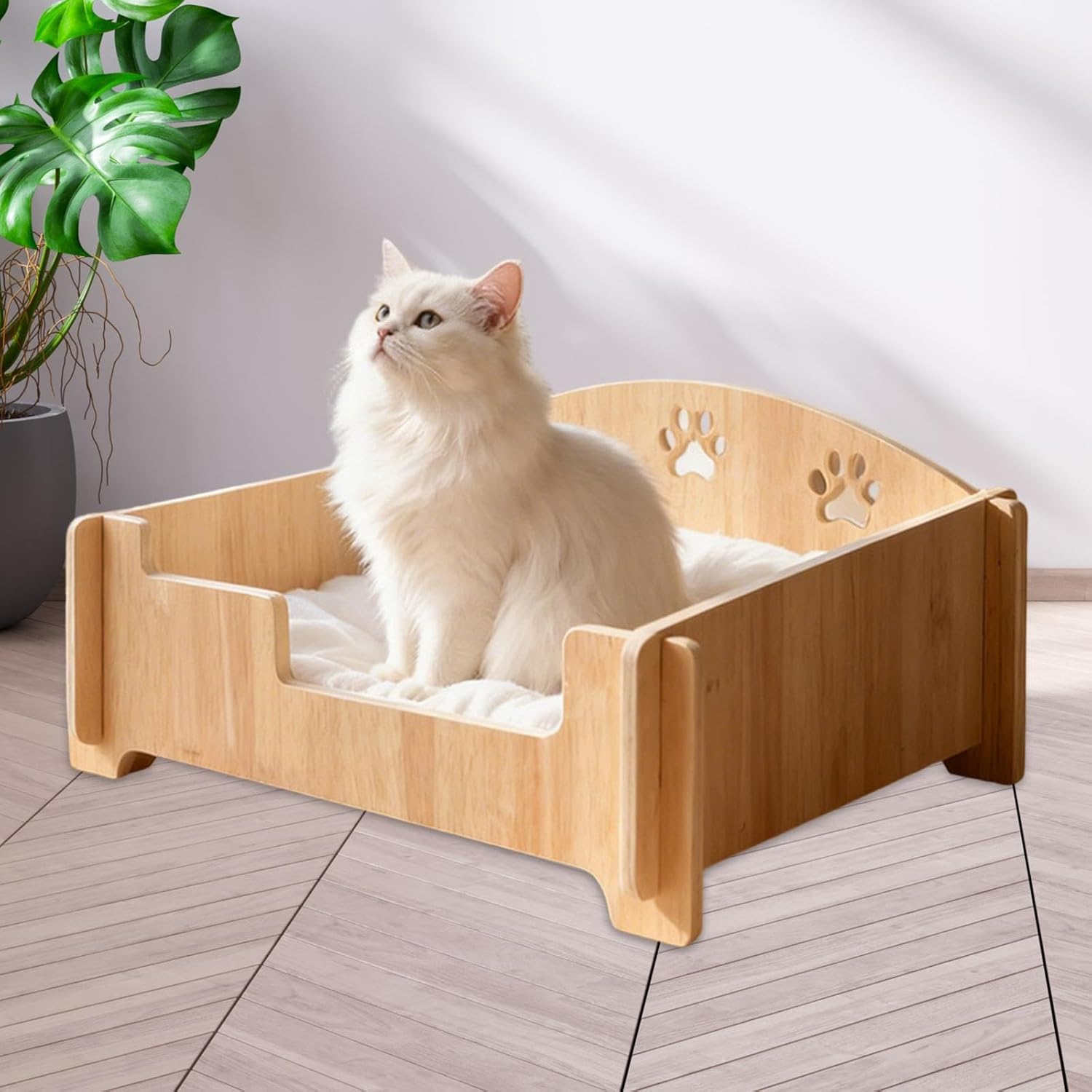 Pet Bed Porch Protection Versatile Ornament Outdoor Wooden Brown Indoor Sofa