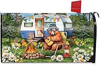 Vista 12 de Briarwood Lane Spring Happy Campers - Funda magnética para buzón estándar