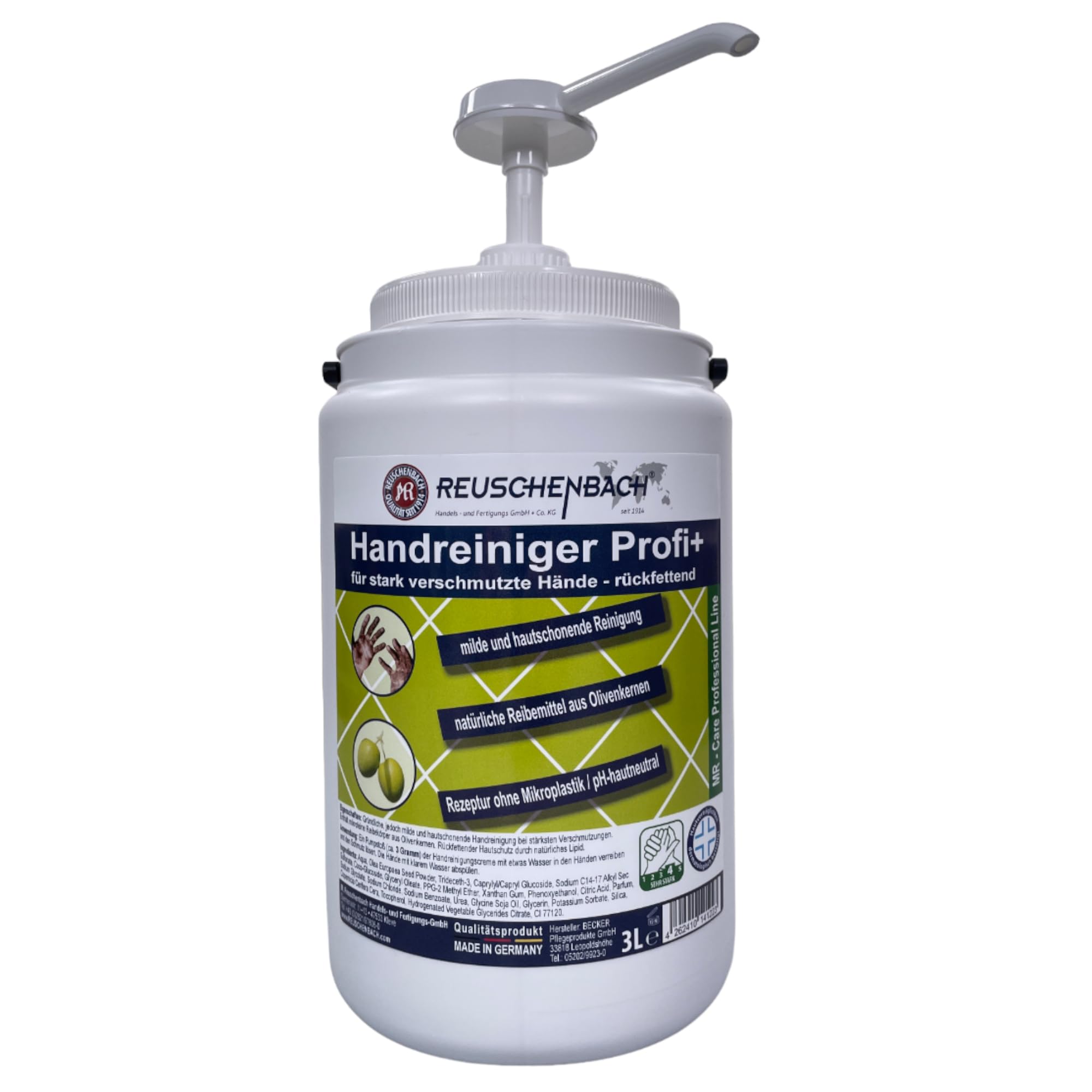 Handreiniger Profi+ mit PVC Dosierpumpe, 3 Liter