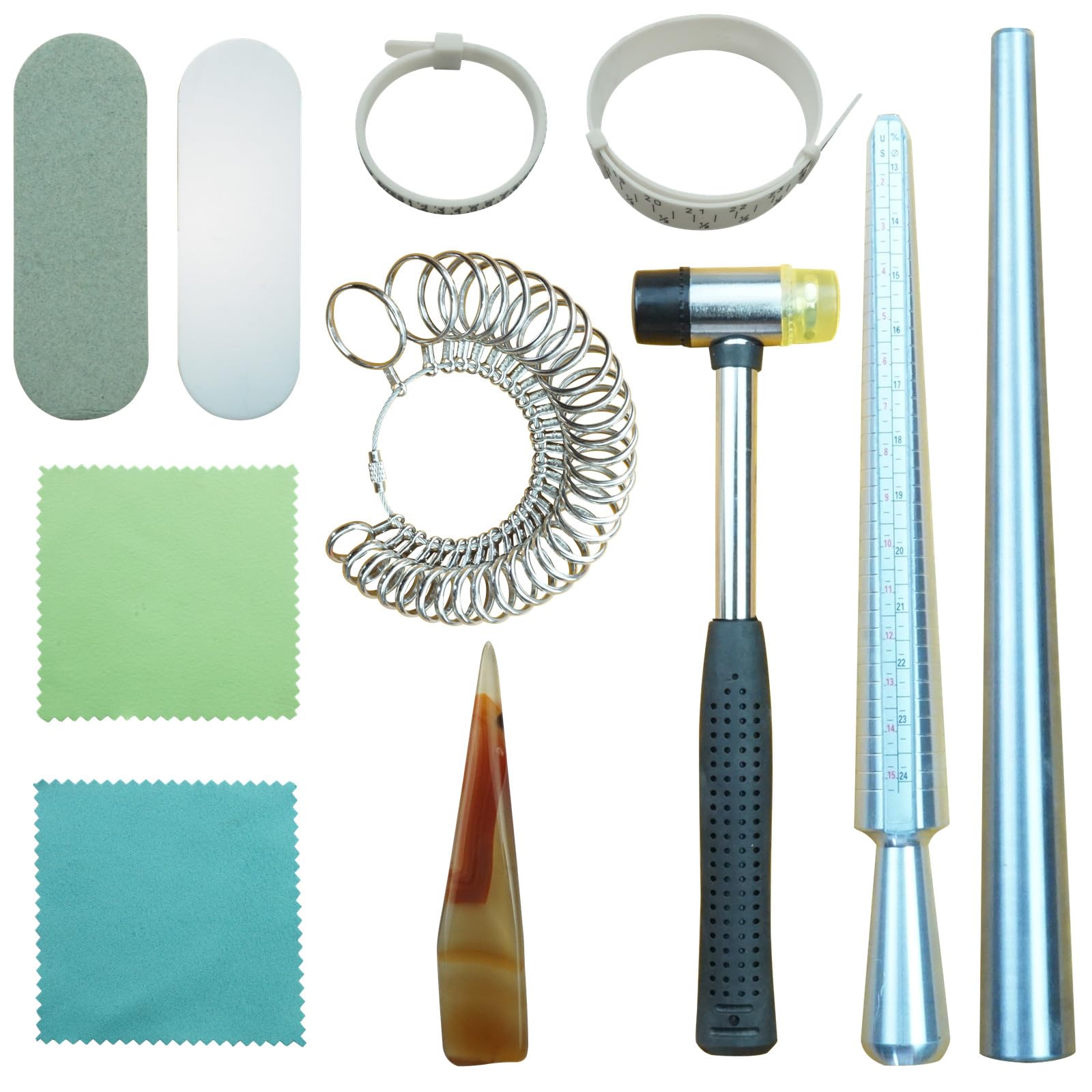 Ring Sizer Measuring Tool Premium Ring Making Kit with Ring Mandrel