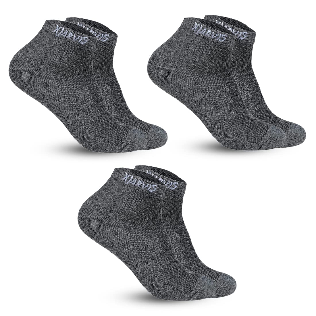 xjarvis Ankle Length Socks for Men & Women - Moisture-Wicking, Odor-Free, Breathable Cotton, Cushioned Half Terry Combo - Ideal for Sports, Gym & Formal Wear - Multicolor, Free Size-picture-38