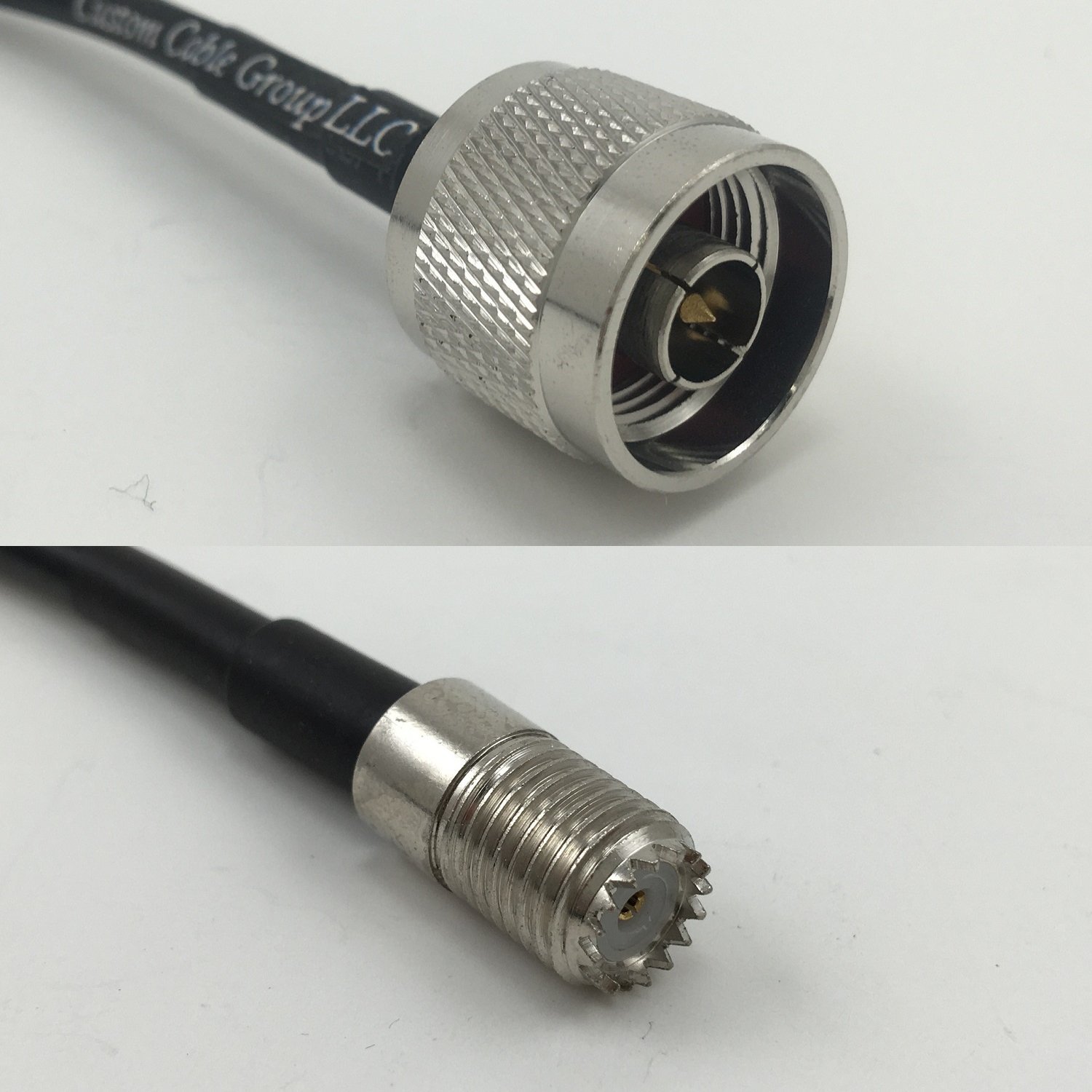 15 feet RFC195 KSR195 N MALE to MINI UHF FEMALE Pigtail Jumper RF coaxial cable 50ohm Quick USA Shipping