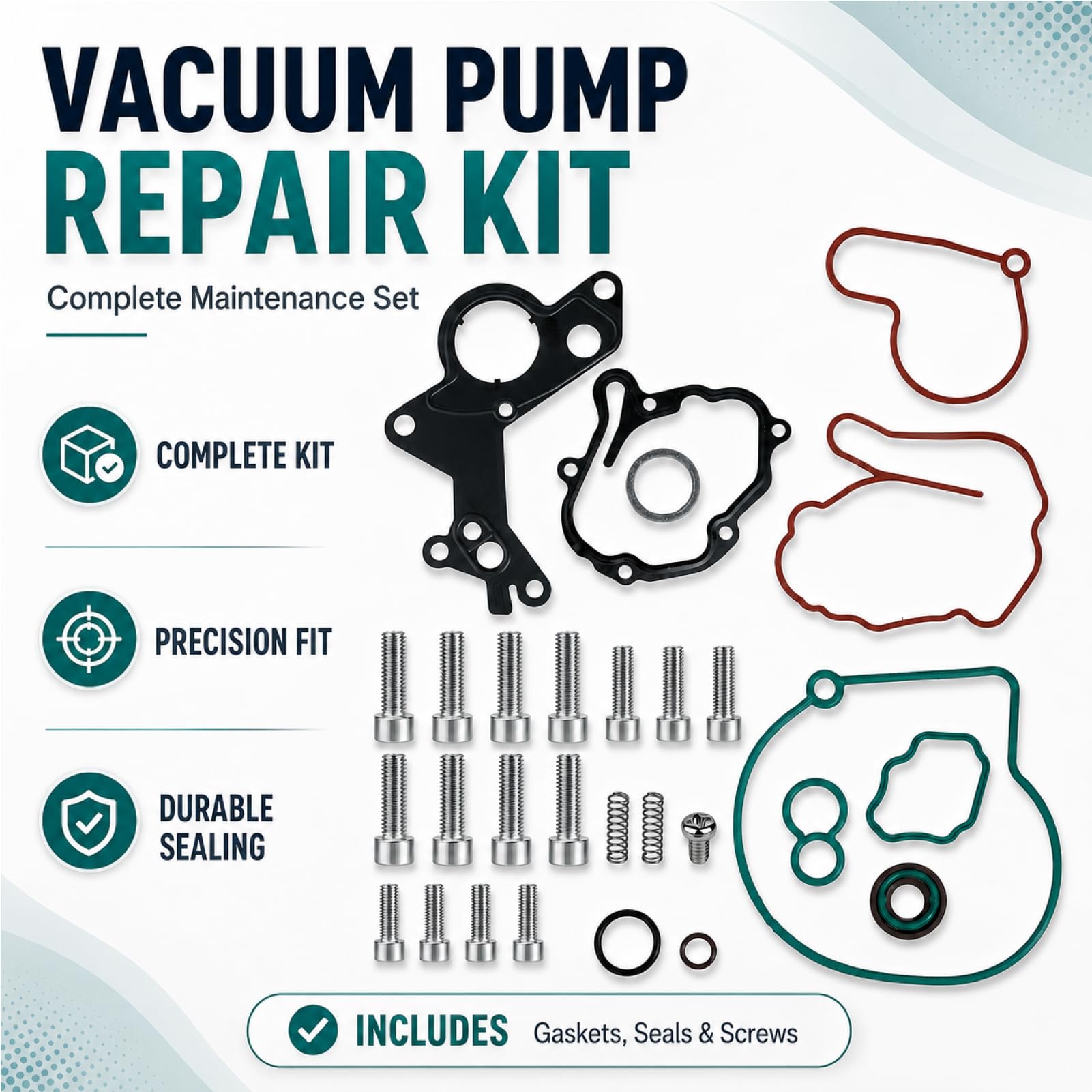 kit reparación bomba tandem 1.9 tdi, juntas bomba tandem 1.2TDI 1.4TDI 1.9TDI 2.0TDI 2.0SDI 038145209 para A2 A4 A6 Golf Polo