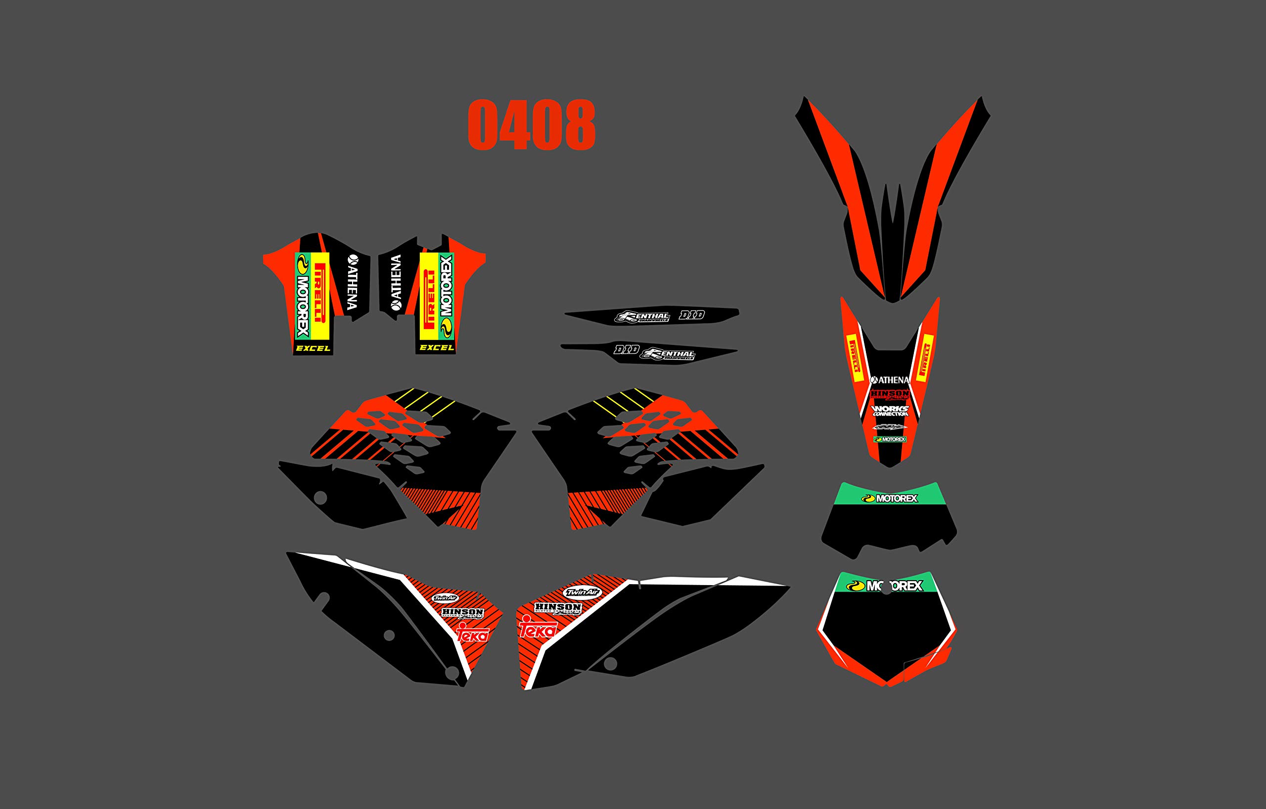 mxp Graphic 3M - Adhesivo para moto de suciedad