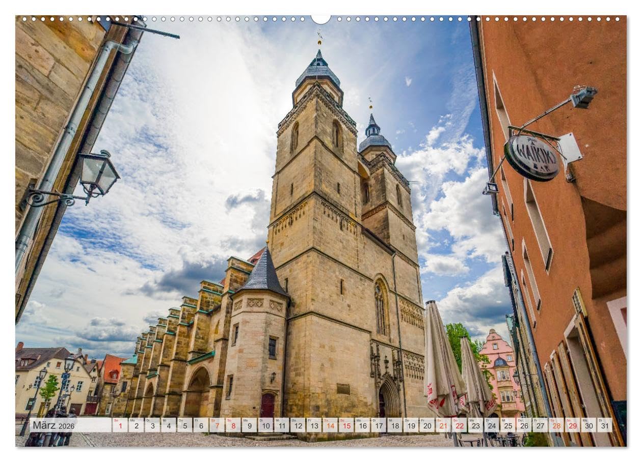 Bayreuth Impressionen (hochwertiger Premium Wandkalender 2026 DIN A2 quer), Kunstdruck in Hochglanz: Zwölf wunderschöne Bilder der Stadt Bayreuth (CALVENDO Orte)