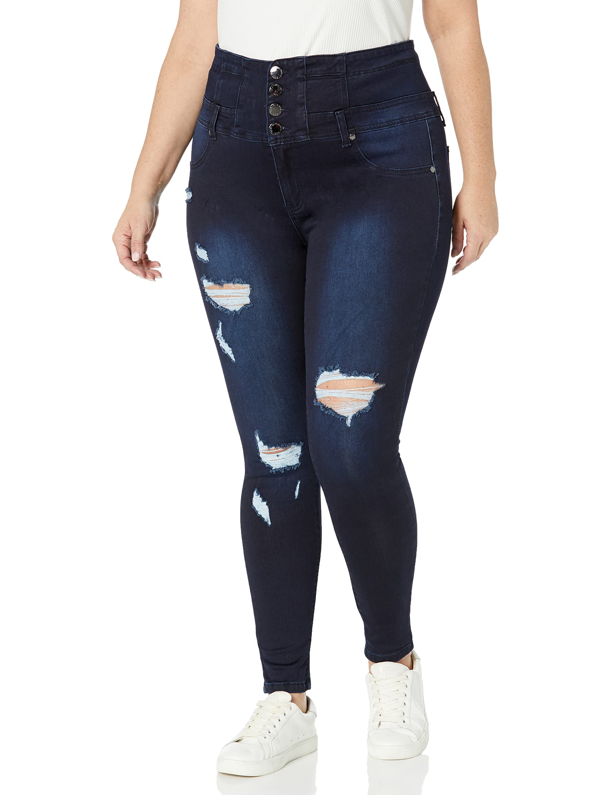 City Chic Women's ApparelWomen's City Chic Plus Size Jean Asha Rip Crst
