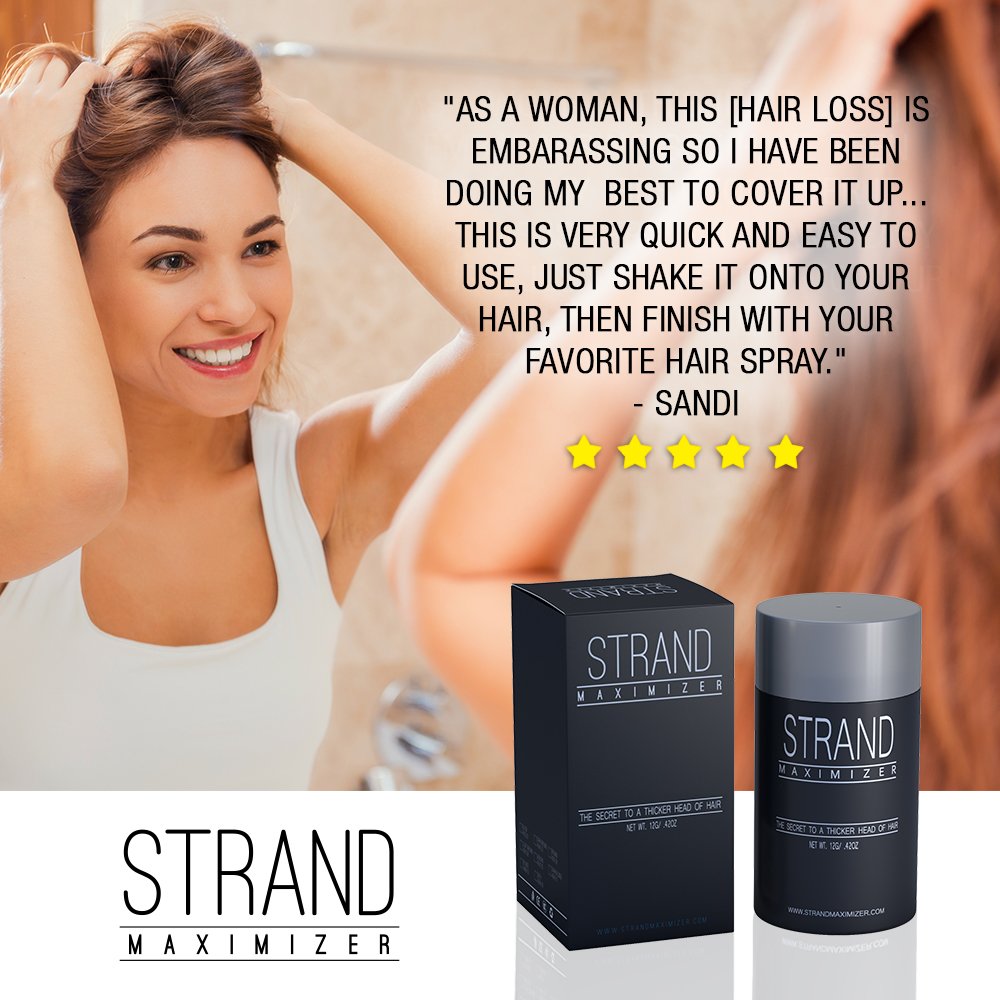 Hair Fibers Conceal Hair Loss, Thinning Hair and Bald Spots on Men