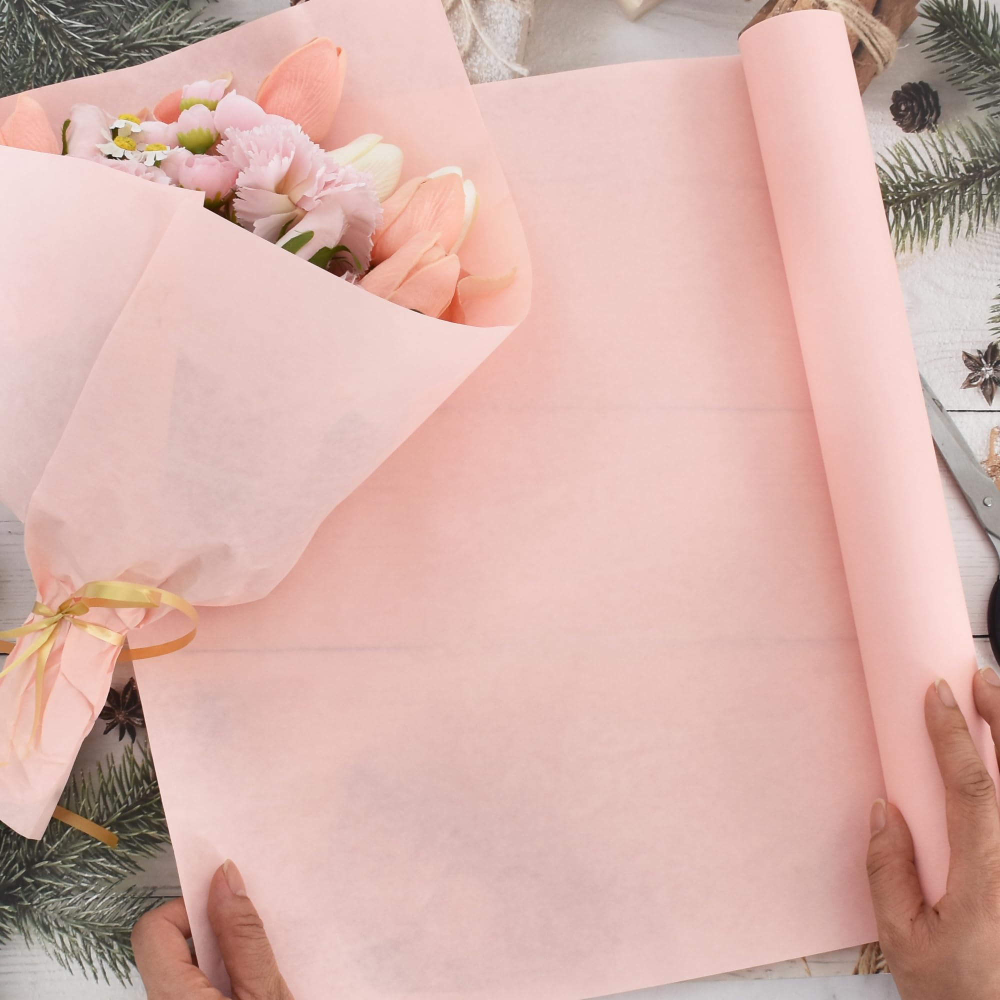 PATIKIL Papier Cadeau Papier D'Emballage, 38cm X 30M, 80 GSM