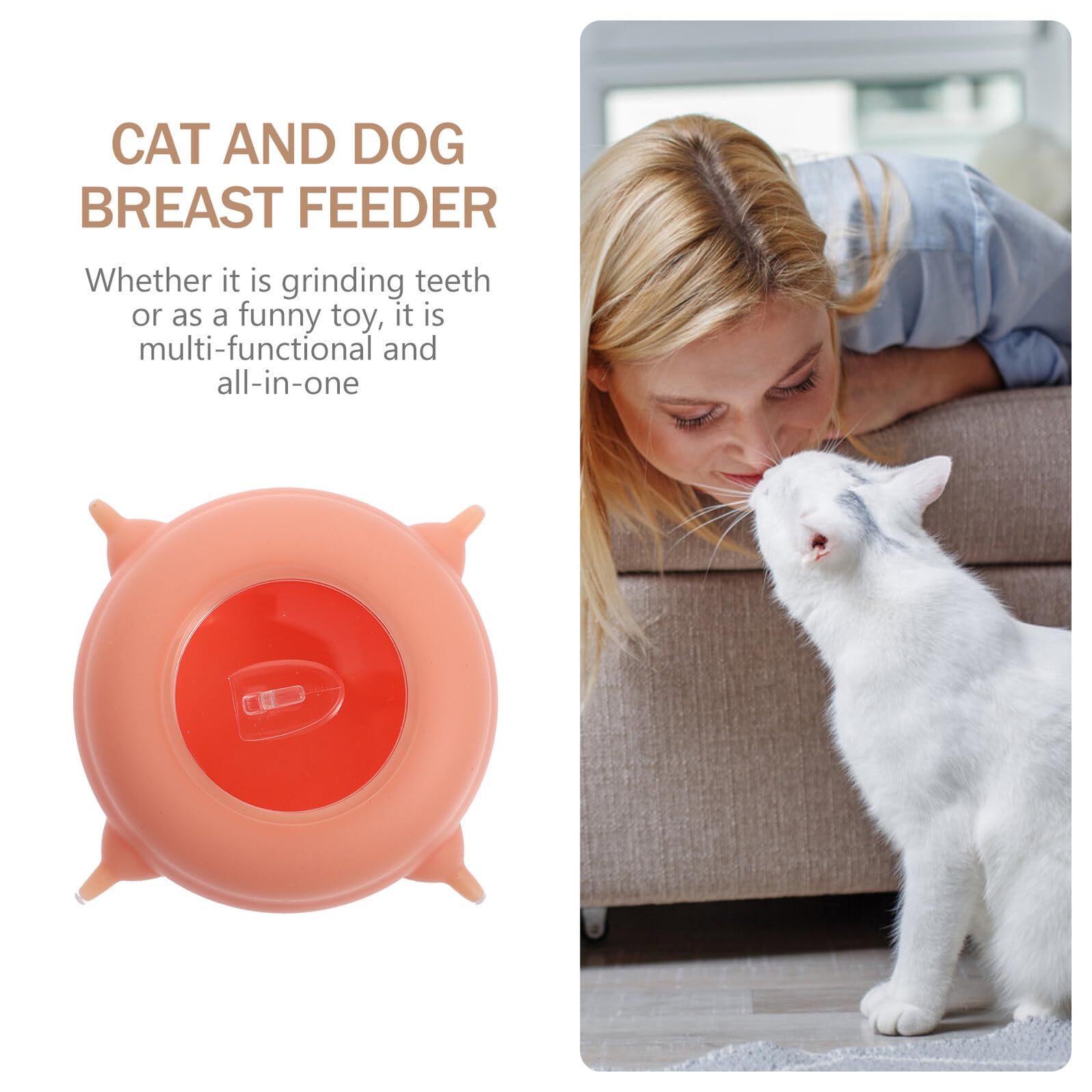 Alimentador de Tetinas de Silicona para Cachorros y Gatitos, Herramienta de Lactancia 200ml, Tamaño Pequeño, Uso para Mascotas Recién Nacidas como Conejos y Perros