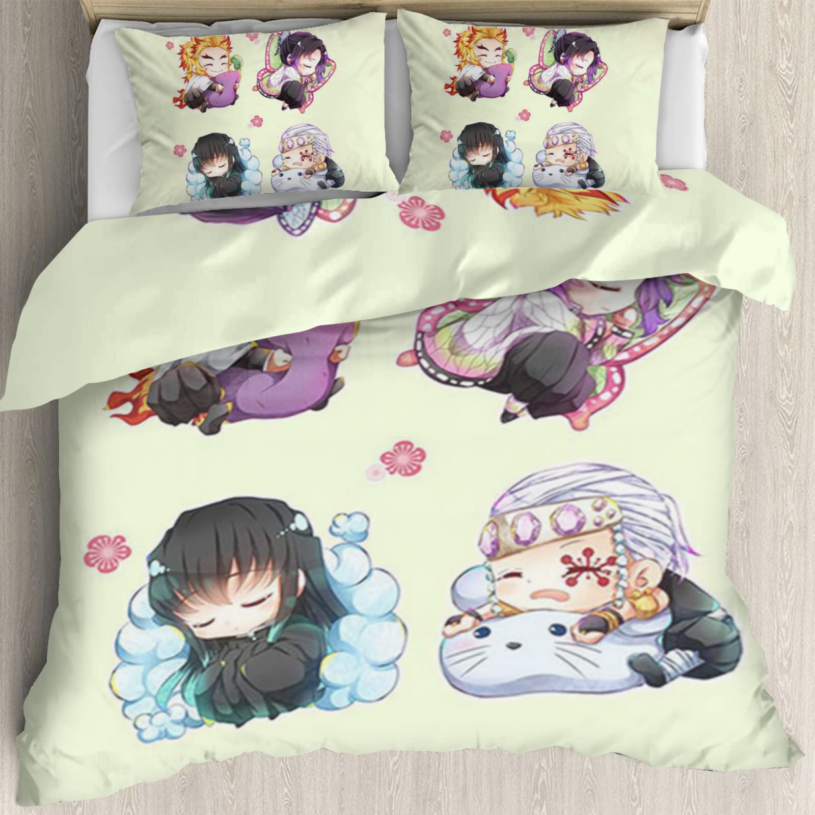 ◇鬼滅の刃◇【寝具 3点セット】新品タグ付き 掛け布団カバー 敷き布団