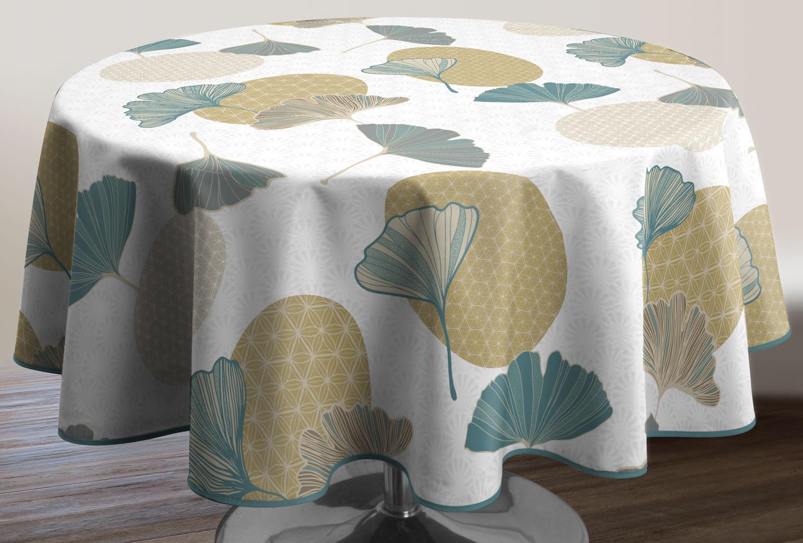Le linge de Jules Tovaglia antimacchia Kobe blu, rotonda, 160 cm