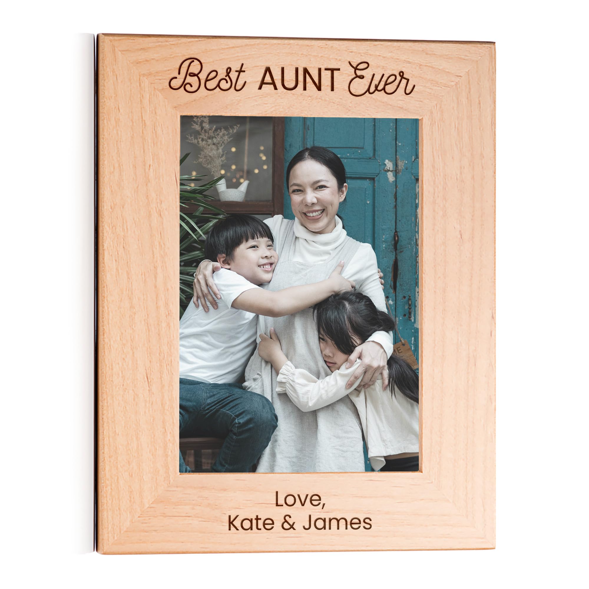 Lifetime Creations personalized wooden frame with engraving