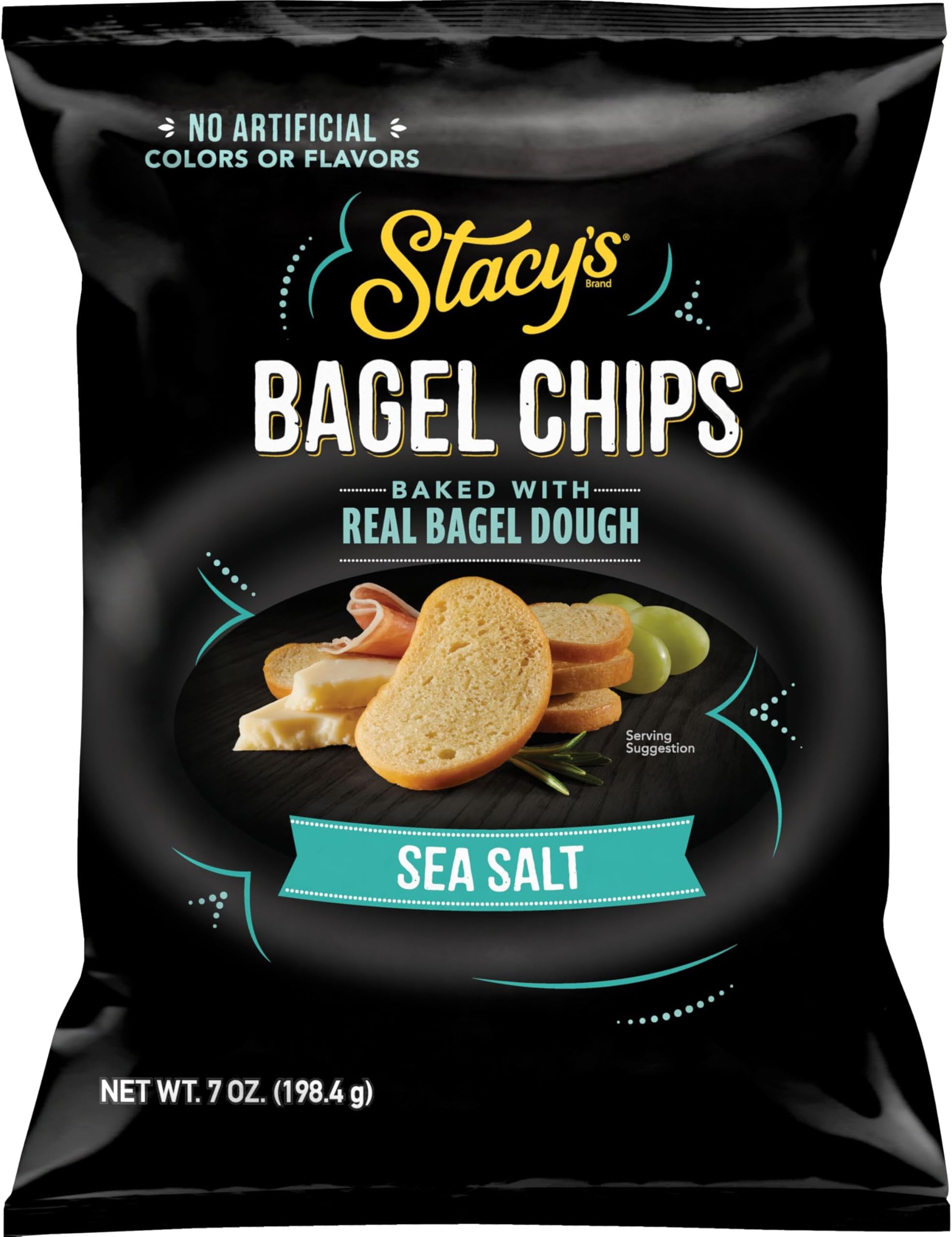 Simply Naked Bagel Chips, 7 oz Bag