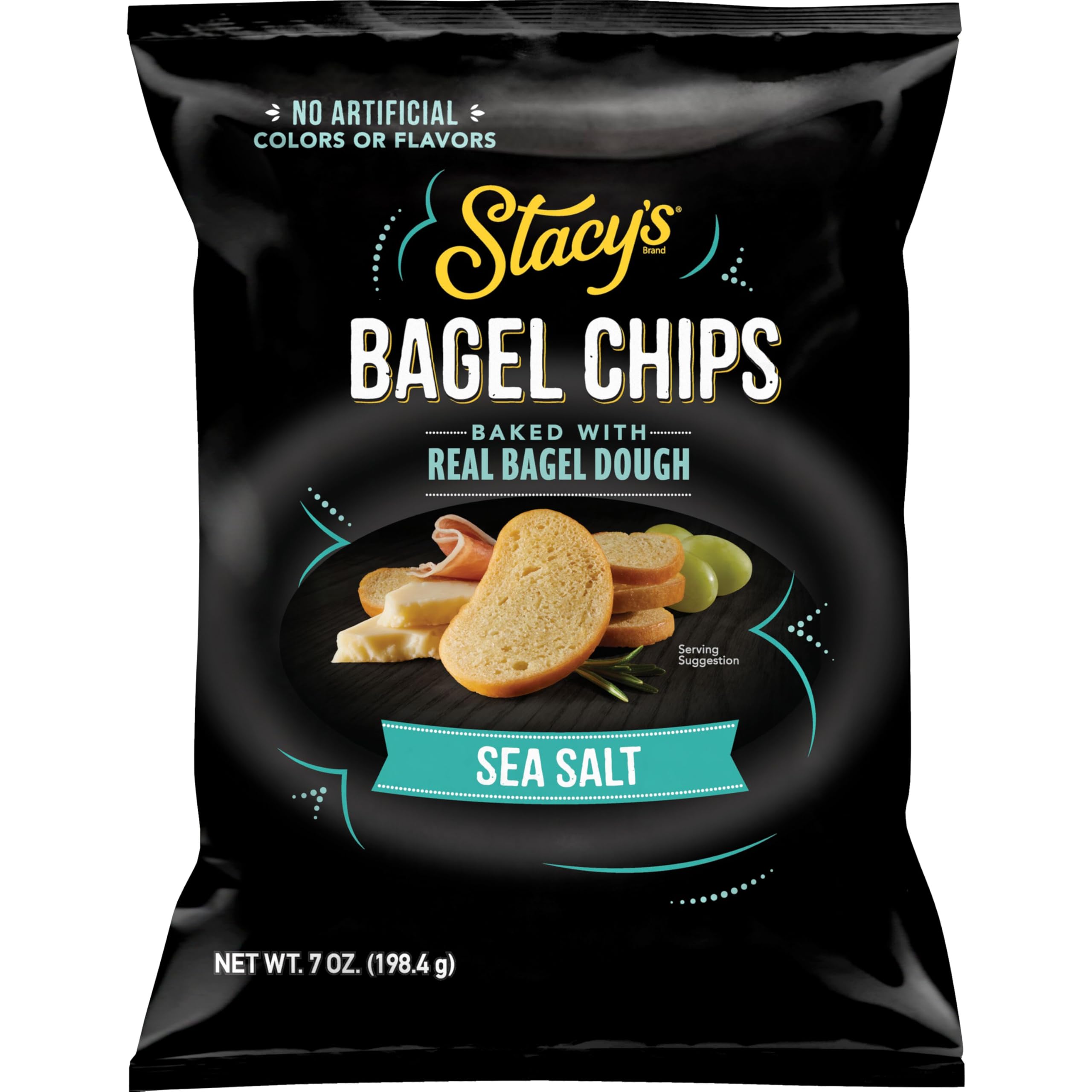 Stacy's Simply Naked Bagel Chips, 7 oz Bag