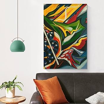 Amazon.co.jp: ポスター 岡本太郎 油彩 肉筆『ドラマ』1 壁