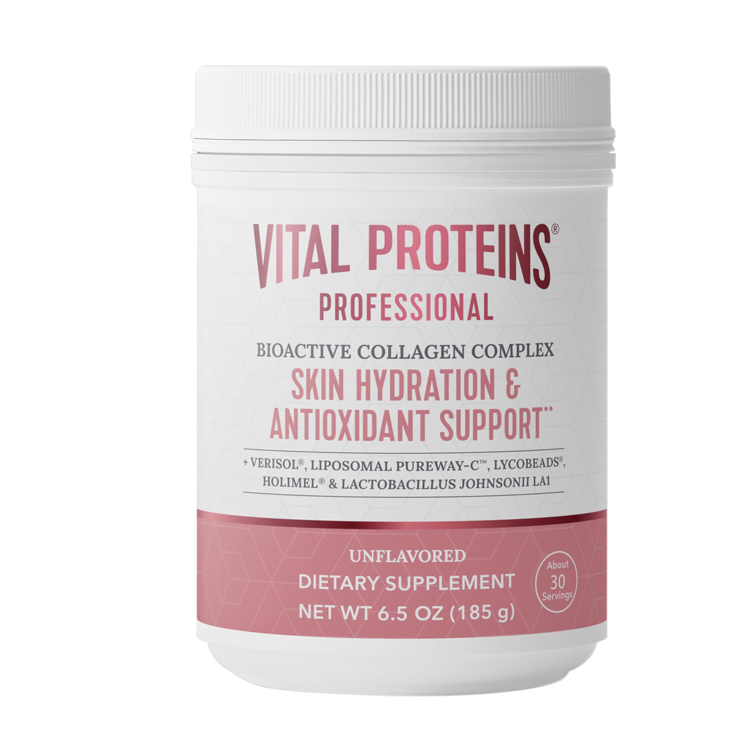 Professional Bioactive Collagen Complex Skin Hydration & Antioxidant Support, 6.5oz